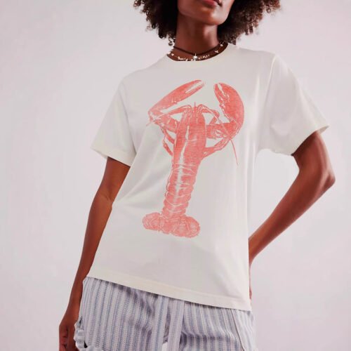 women's polyester patterned top