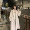 Women's Temperament Commute Polyester Coat
