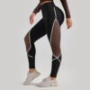 Women's High Waist Chemical Fiber Blend Yoga Running Leggings