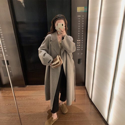 Women's Woolen Long Coat