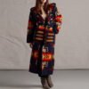 Women's Geometric Pattern Coat (4 Colors)
