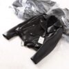 Women's Black Faux Leather Biker Jacket