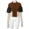 Women's Slim Fit Solid Color Extra Long Sleeve Jacket