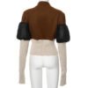 Women's Slim Fit Solid Color Extra Long Sleeve Jacket