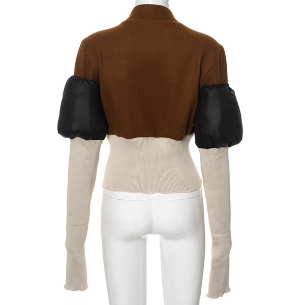 Women's Slim Fit Solid Color Extra Long Sleeve Jacket