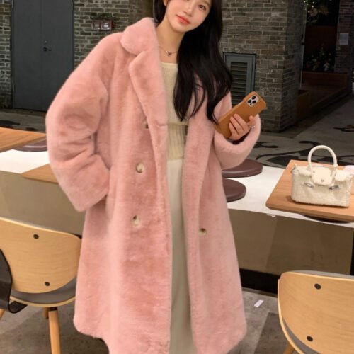 Women's Temperament Commute Polyester Coat