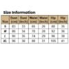 Size Information Women,s New Long Sleeve Formal Party Dress