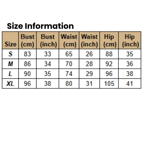 Size Information Women Dresses Suspender Dance Dress Long