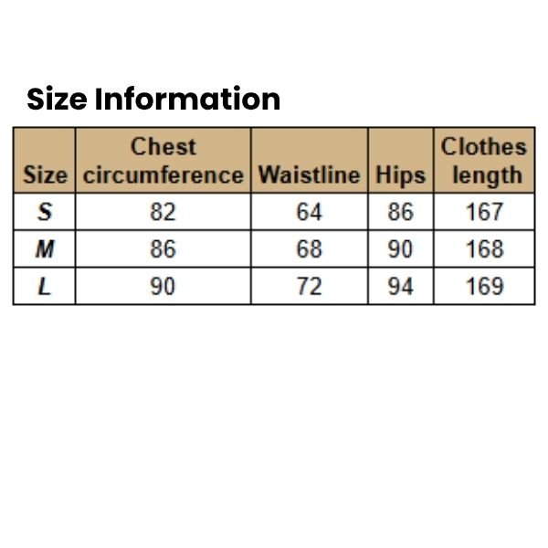 Size Information Women's Sling Tight Dress Fashion Backless Mesh See-through Hip Skirt