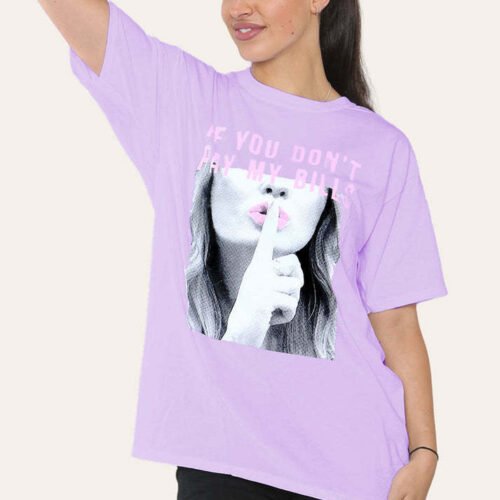 Ladies Printed Short Sleeve T-Shirt Top