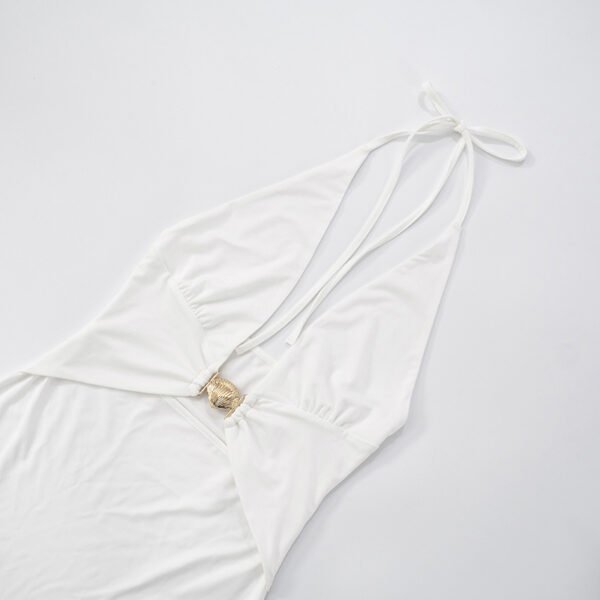 Women's Clothing Halter Backless Dress