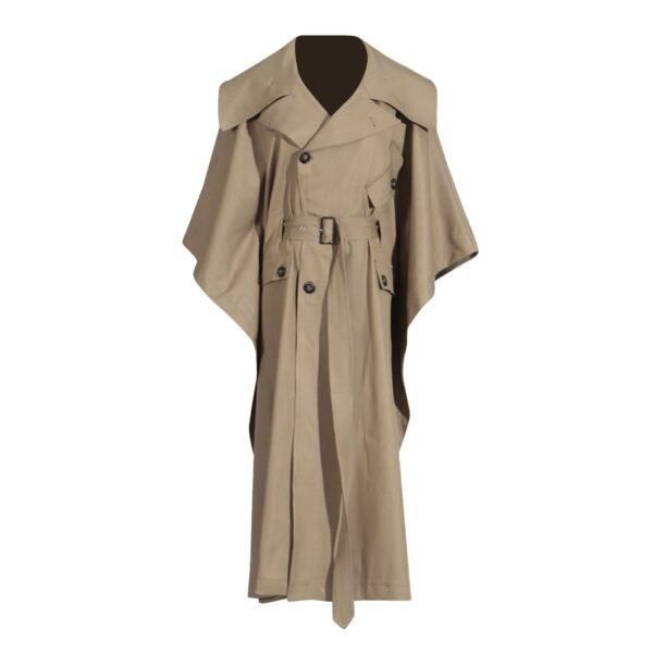 Women's Loose-Fit Cape Trench Coat