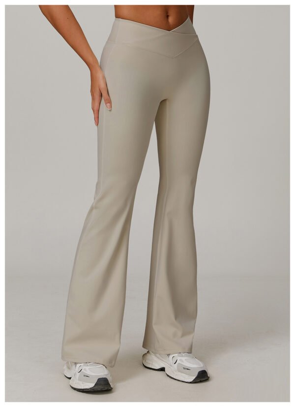 Women's Gold Ammonia Nude Feel Flared Leggings (4 Colors)