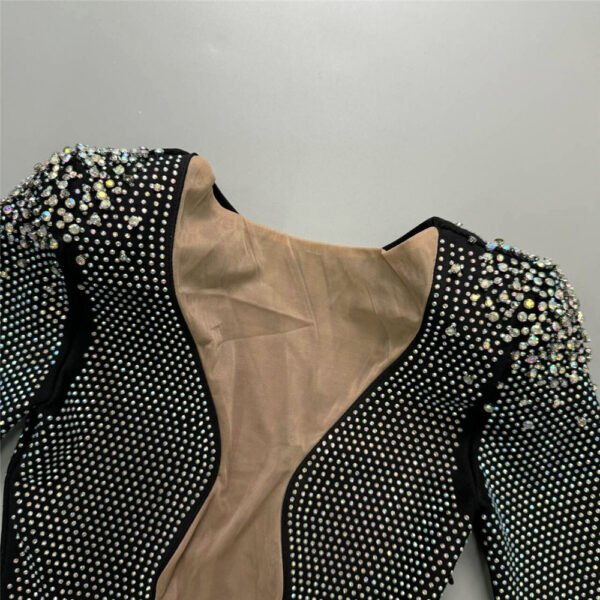 a34499b6-cbf9-47bd-bcbf-0370f926ccca Women Rhinestone One-piece Cross Dress