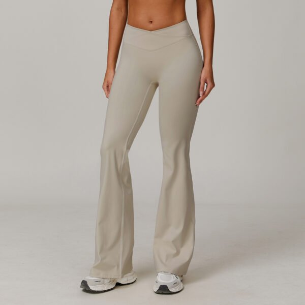 Women's Gold Ammonia Nude Feel Flared Leggings (4 Colors)