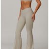 Women's Gold Ammonia Nude Feel Flared Leggings (4 Colors)