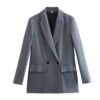 Loose Casual Double Breasted Blazer