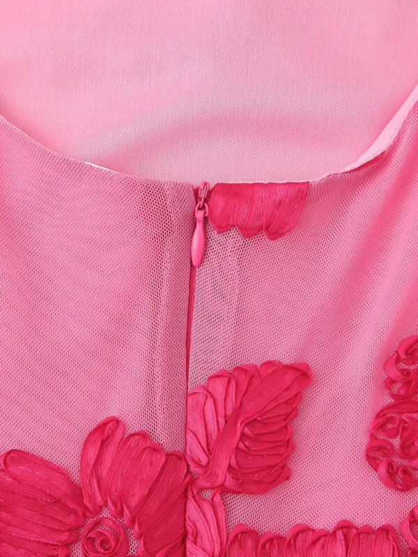 Women's Chic Linen Pattern Dress