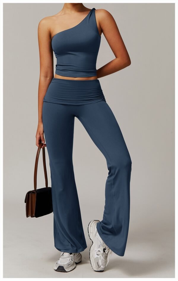 Women's Fold High Waist Bell-Bottom Pants (5 Colors)
