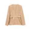 Belted Embellished Jacket