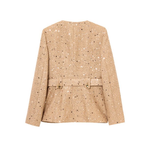 Belted Embellished Jacket