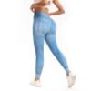 Women's High Waist Nylon Spandex Jean Print Leggings (3 Colors)
