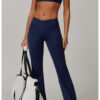Women's Gold Ammonia Nude Feel Flared Leggings (4 Colors)