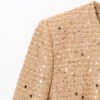 Belted Embellished Jacket