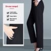 Women's High Waist Straight-Leg Pants (2 Colors)