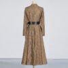 Women's Textured Belted Coat (2 Colors)