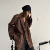 Women's Leopard Print Blazer
