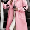 Women's Long Black Hooded Coat (8 Color)