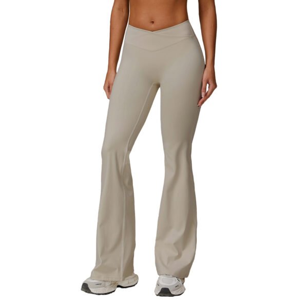 Women's Gold Ammonia Nude Feel Flared Leggings (4 Colors)