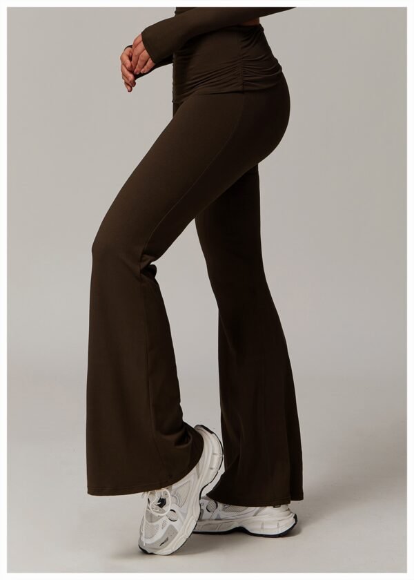 Women's Fold High Waist Bell-Bottom Pants (5 Colors)