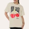 Ladies Cheri Printed Short Sleeve T-Shirt Top