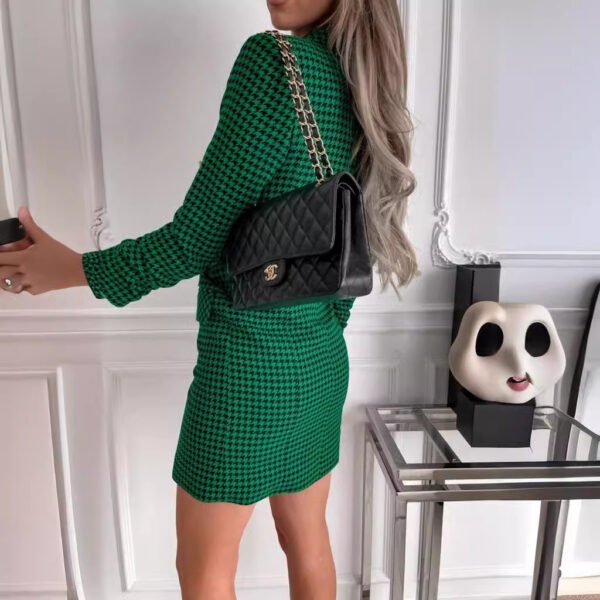 Women's Plaid Blazer Dress