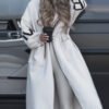 Women's Long Black Hooded Coat (8 Color)