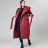 Women's Padded Ruff Collar Coat