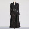 Women's Textured Belted Coat (2 Colors)