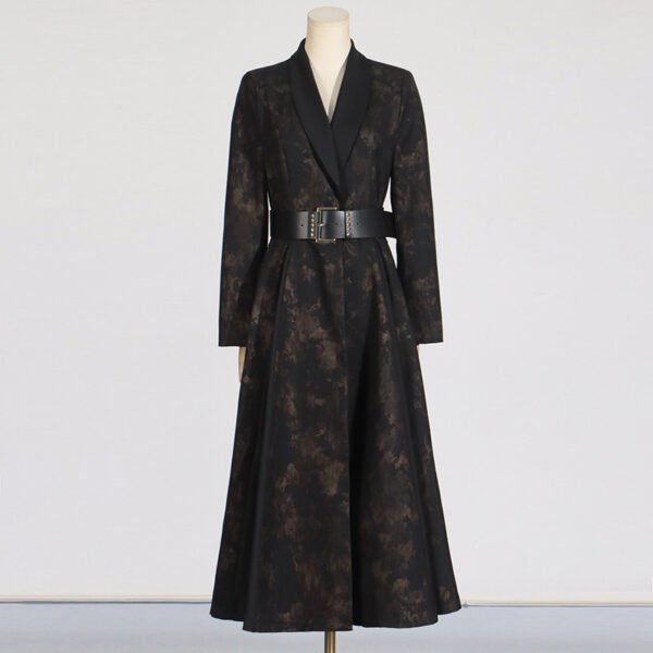 Women's Textured Belted Coat (2 Colors)