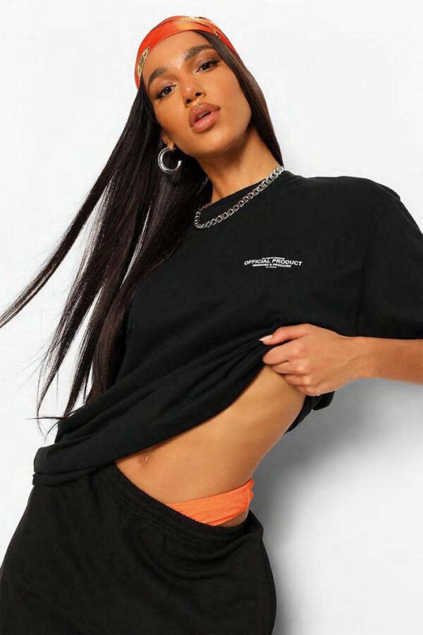 Ladies Oversized Limited Edition Short Sleeves T-Shirt Top