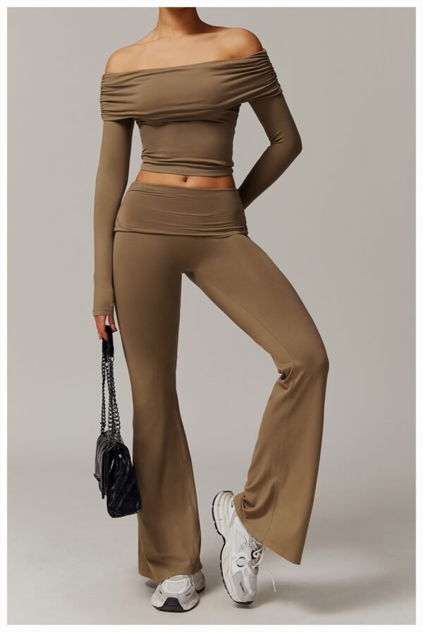 Women's Fold High Waist Bell-Bottom Pants (5 Colors)