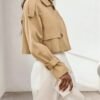 Women's solid Color Suede Jacket (2 colors)