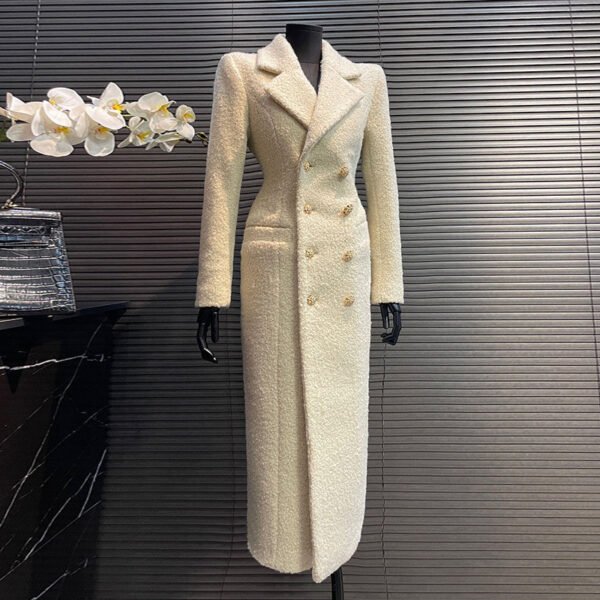 Women's Solid Color Wool Coat