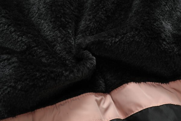 women's removable fur hood puffer coat