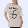 Ladies Love Printed Short Sleeve T-Shirt Top