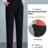 Women's High Waist Straight-Leg Pants (2 Colors)