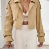 Women's solid Color Suede Jacket (2 colors)