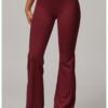 Women's Gold Ammonia Nude Feel Flared Leggings (4 Colors)
