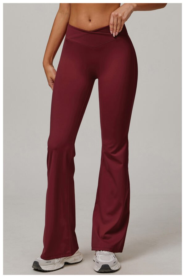 Women's Gold Ammonia Nude Feel Flared Leggings (4 Colors)